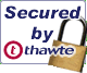 Secured by thawte